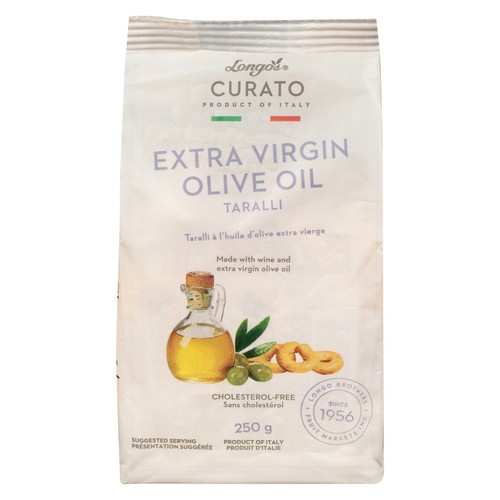 Longo's Curato Extra Virgin Olive Oil Taralli 250 g