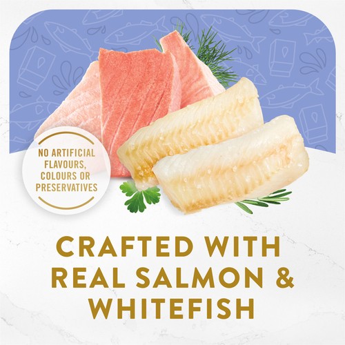 Fancy Feast Creamy Broths Cat Treats with Wild Salmon & Whitefish 40 g