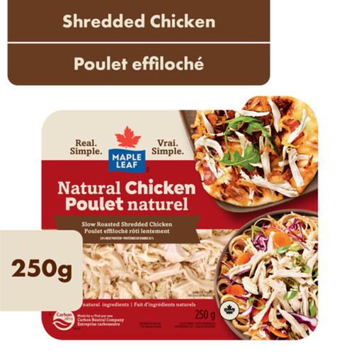 Maple Leaf Natural Chicken Shredded 250 g