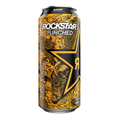 Rockstar Punched Energy Drink Mango 473 ml (can)