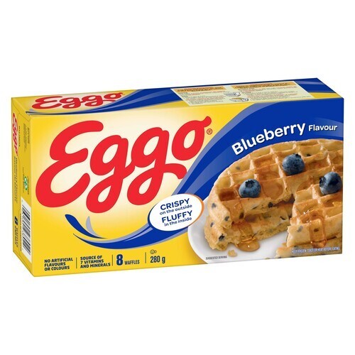 Kellogg's Eggo Frozen Waffles Blueberry 280 g
