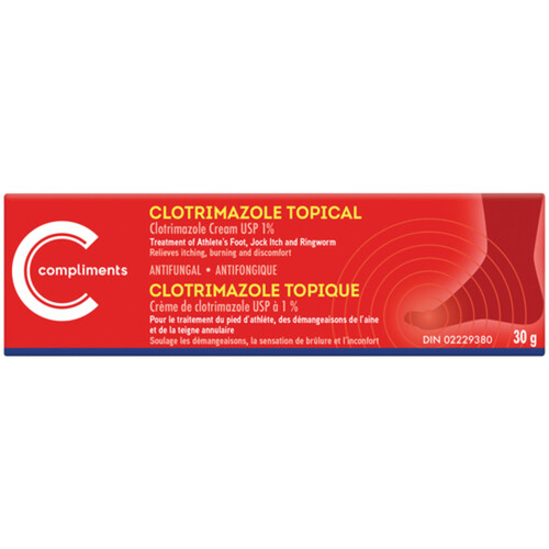 Compliments 1% Clotrimazole Topical Cream 30 g