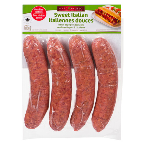 Marcangelo Frozen Sausages Mild Italian 675 g