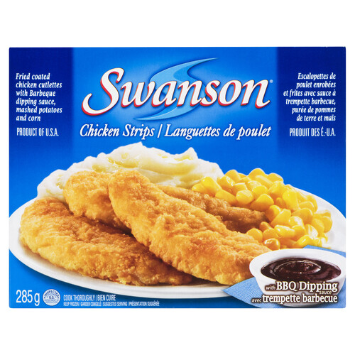 Swanson Chicken Strips Frozen Entree 285 g