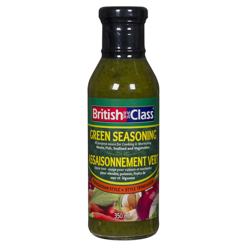 British Class Green Seasoning Trinidadian Style 350 ml