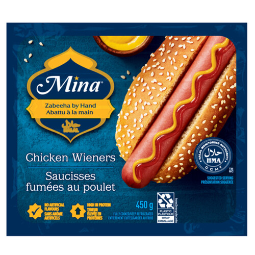 Mina Halal Wieners Chicken 450 g