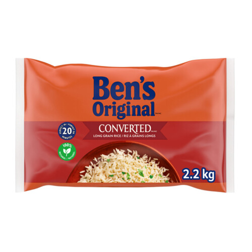 Ben's Original Converted Rice Side Dish Long Grain Parboiled 2.2 kg