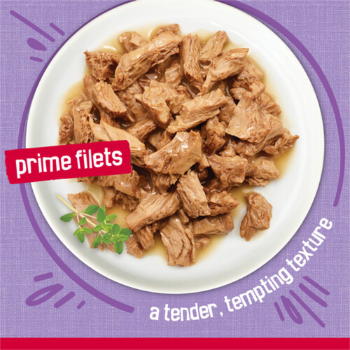 Friskies Wet Cat Food  Prime Filets Turkey Dinner in Gravy 156 g