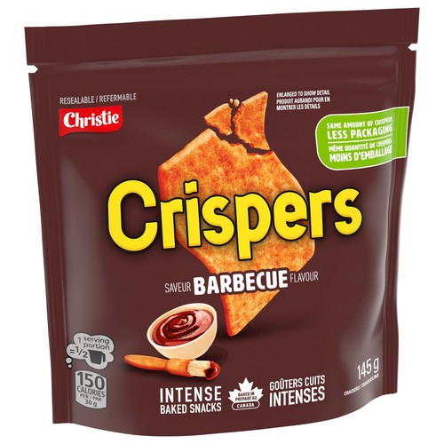 Crispers Crackers Barbecue Flavor 145 g