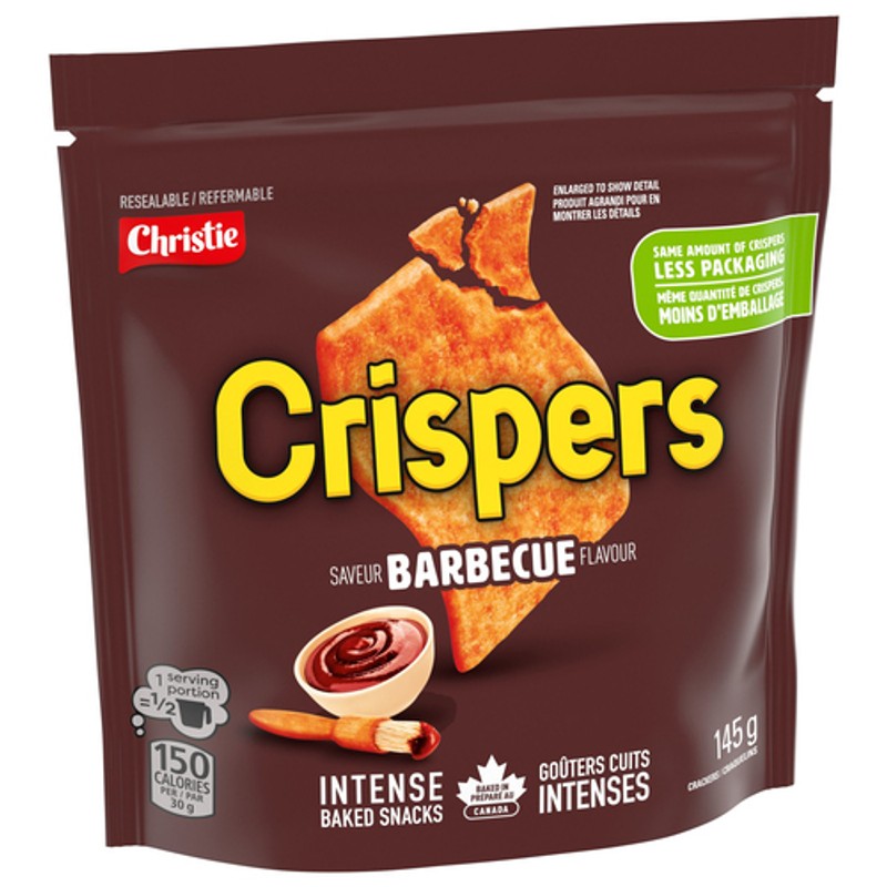 Crispers Crackers Barbecue Flavor 145 g - Voilà Online Groceries & Offers