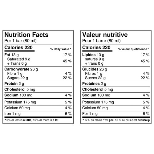 Cadbury Caramilk Frozen Dessert Bars 5 x 80 ml