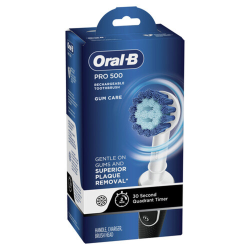 Oral-B Pro 500 Rechargeable Toothbrush 1 ea