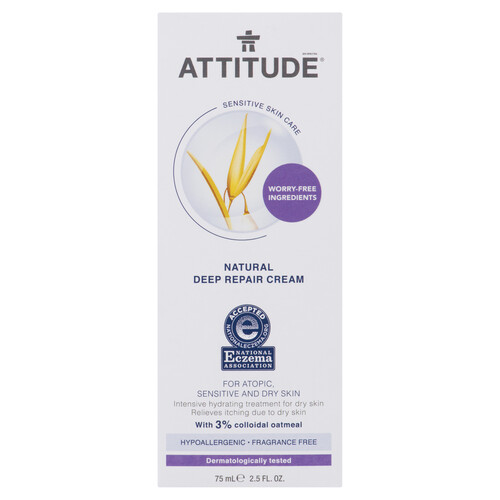 Attitude Natural Deep Repair Cream 75 ml