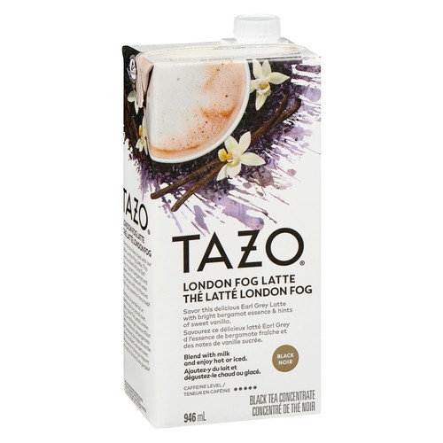 Tazo Black Tea Concentrate Latte London Fog 946 ml