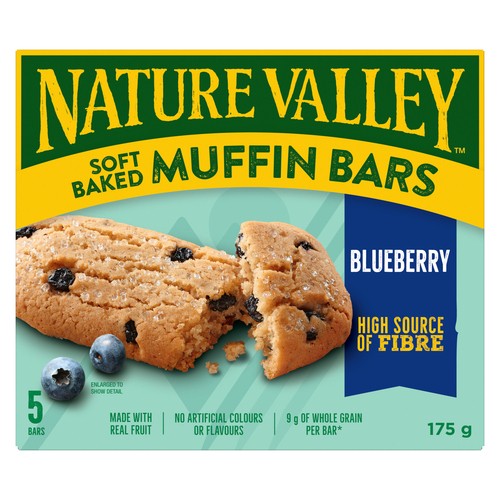 Nature Valley Soft Baked Muffin Bars Blueberry 175 g