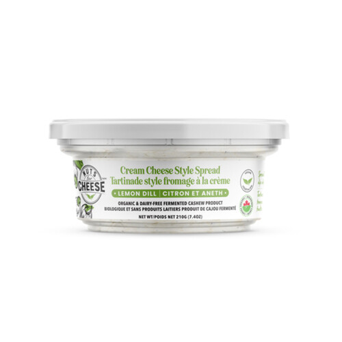 Nuts For Cheese Dairy-Free Cream Cheese Style Spread Lemon Dill 210 g
