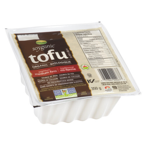 Soyganic Organic Tofu Medium Firm 350 G Voilà Online Groceries And Offers