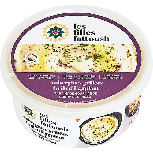 Les Filles Fattoush Gourmet Spread Baba Gannouj 210 g