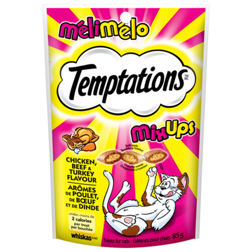 Temptations Mix-Ups Cat Treats Chicken, Beef and Turkey Flavour 85 g