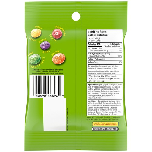 Skittles Candy Sour 140 g