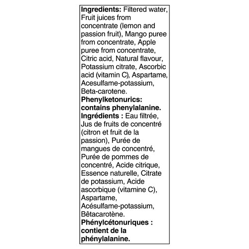 Minute Maid Juice Mango Passion Zero Sugar 1.54 L (bottle)