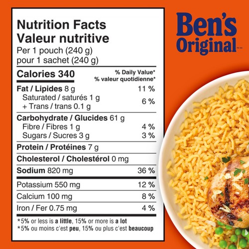 Ben's Original Bistro Express Rice Side DishFour Cheese 240 g