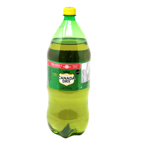 Canada Dry Soft Drink Zero Ginger Ale 2 L (bottle)