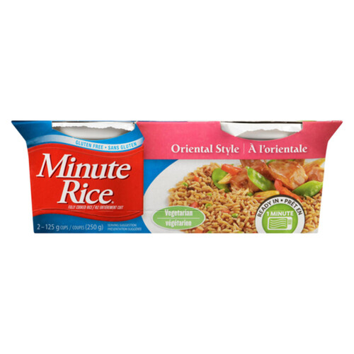 Minute Rice Ready To Serve Oriental 2 x 125 g