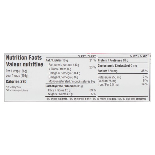 Carbonaut Wrap Plant Based Thai Red Curry 156 g