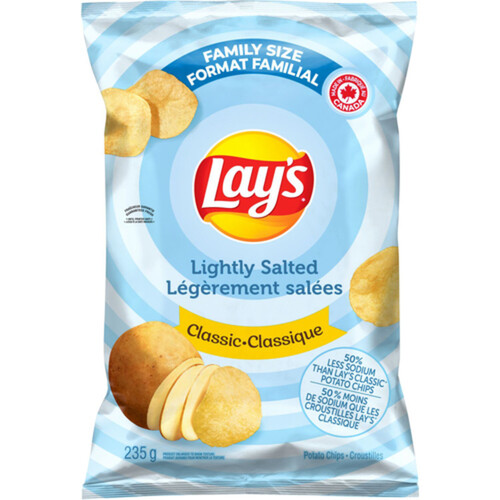 Lay's Potato Chips Lightly Salted 235 g