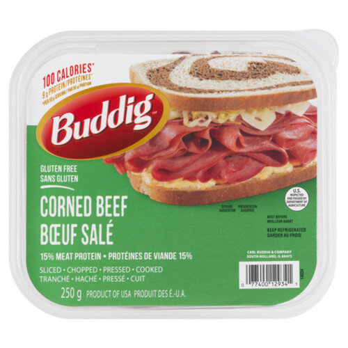 Carl Buddig Corned Beef Tub 250 g