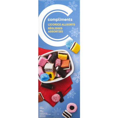 Compliments Tower Candy Licorice Allsorts 700 g
