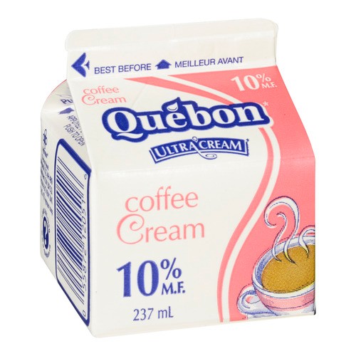 Quebon 10% Coffee Cream 237 ml