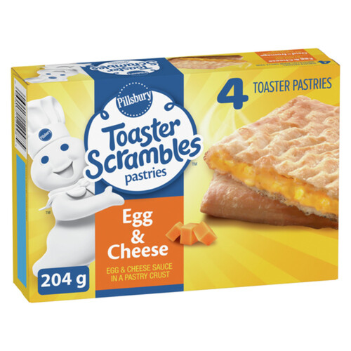 Pillsbury Toaster Scrambles Egg & Cheese Sauce in a Pastry Crust 204 g