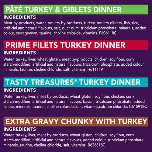 Friskies Wet Cat Food  Turkey Experience Variety Pack 32 x 156 g