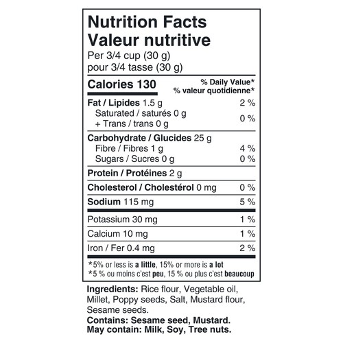 Christie Good Thins Gluten-Free Rice Crackers Good Thins Multigrain 100 g