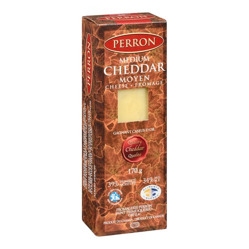 Perron Medium Cheddar Cheese 170 g