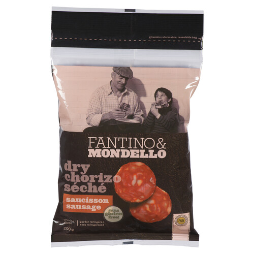 Fantino & Mondello Dry Sausage Sliced Chorizo 200 g