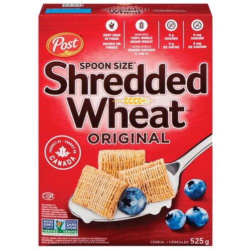 Post Shredded Wheat Cereal Spoon Size 525 g