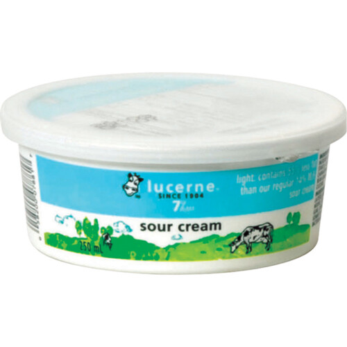 Lucerne Light 7% Sour Cream 250 ml