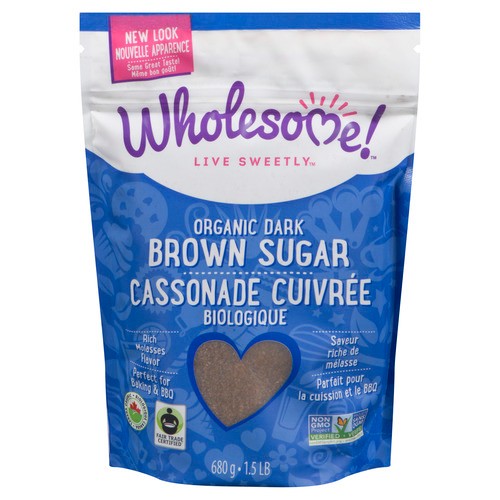 Wholesome Organic Dark Brown Sugar 681 g