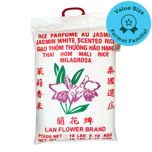 Lan Flower Jasmin Rice Thai Hom Mali Value Size 8 kg