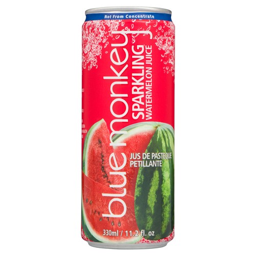 Blue Monkey Sparking Water Watermelon 330 ml (can)