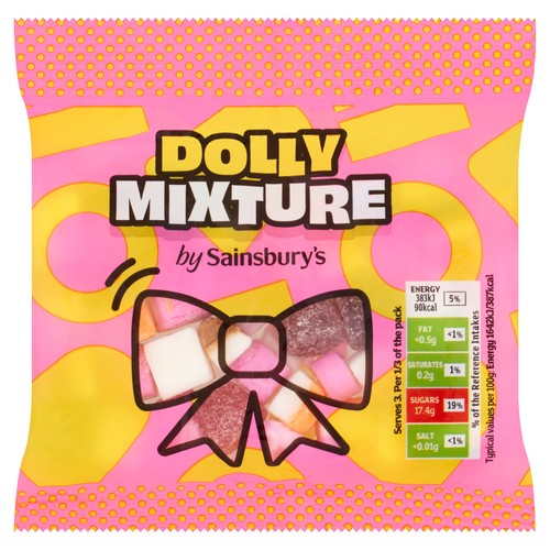 Sainsbury's Candy Dolly Mixtures 70 g
