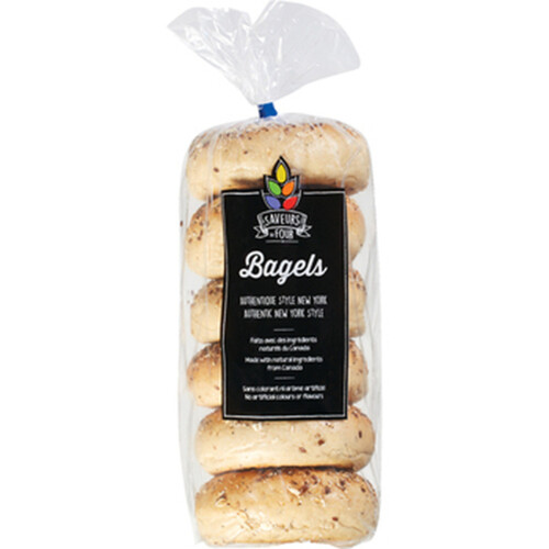 Saveurs Du Four Bagels Multigrain 6 x 113 g