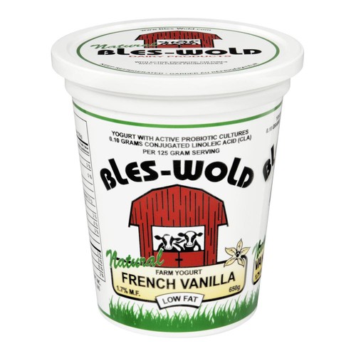 Bles-Wold Natural Yogurt French Vanilla 650 g