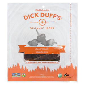 Dick Duff's Organic Beef Jerky Sweet Chipotle 50 g