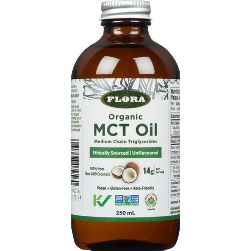 Flora Organic MCT Oil Unflavoured 250 ml