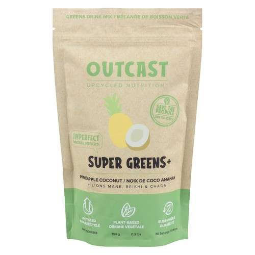 Outcast Pineapple Coconut Super Greens 159 g