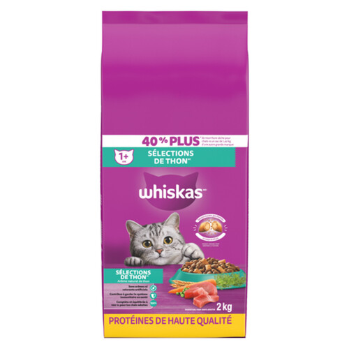 Whiskas Dry Cat Food Real Tuna 2 kg